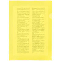 プラス カラークリアホルダー A4 イエロー 黄色 1袋(10枚) ファイル 89343