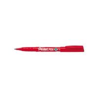 ぺんてる　ぺんてるペン　ＥＮＭＳ50ーＢ　細字　丸芯　赤　　ENMS50-B　1本　　（直送品）