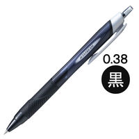 油性ボールペン ジェットストリーム単色 0.38mm 黒軸 黒インク SXN-150-38 三菱鉛筆uni ユニ