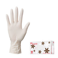 ファーストレイト　使いきりニトリル手袋　粉なし　ホワイト　M　1箱（100枚入）