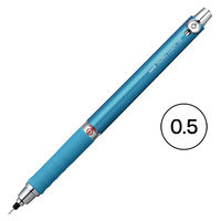 三菱鉛筆(uni)　クルトガ　ラバーグリップ付　シャープペン　0.5mm　ブルー　M5-6561P.33　1本