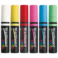 三菱鉛筆　BBポスカ　6色セット　PCE50017K6C　1セット（6本入）