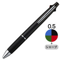 ジェットストリーム4＆1 多機能ペン 0.5mm ブラック軸 黒 4色+シャープ MSXE5-1000-05 三菱鉛筆uni