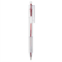 無印良品 ポリカーボネイト ボールペン 0.7mm 赤 良品計画