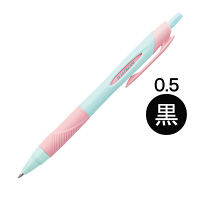 ジェットストリーム　油性ボールペン　0.5mm　黒インク　アスクル限定ミント・ピンク軸　SXN-150-05　三菱鉛筆uni オリジナル