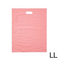 アスクル　小判抜き手提げ袋(厚み印刷無し)　ハードタイプ（HDPE）