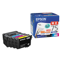 エプソン（EPSON） 純正インク IC4CL75 IC75シリーズ 1パック（4色入）