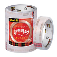 アスクル】スコッチ 超透明テープS 大巻 3インチ 巻芯経76mm 幅18mm×長 