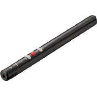 コクヨ レーザーポインター ELP-R30 赤色レーザー ペン型 プレゼン機能 単4乾電池×2 連続使用24時間 照射サイズ可変