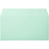ムトウユニパック ナチュラルカラー封筒 長3横型 グリーン 300枚（100枚×3袋）