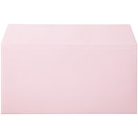 ムトウユニパック ナチュラルカラー封筒 長3横型 ピンク テープ付 300枚（100枚×3袋）
