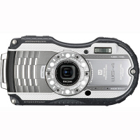 リコー　防水・防塵デジタルカメラ　WG-4　CALSモードモデル　シルバー　WG-4 CALS　1台