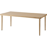 アイリスチトセ　レリフテーブル　スペーサー脚　幅1800mm　ナチュラル　レリフテーブル1890-WSH-N　1台（2梱包）　（取寄品）