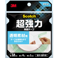 スリーエム ジャパン 透明素材用 スコッチ 超強力両面テープ