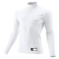 ＜LOHACO＞ ジュニア ハイネック長袖リラックスFITシャツ 150 ホワイト 1枚 DS JSTD750 WHT デサント（取寄品）画像