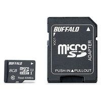 バッファロー UHS-I Class1 microSDカード SD変換アダプター付