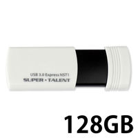 SuperTalent USB3.0フラッシュメモリ 128GB ワンプッ ST3U28NST1 1個（直送品）