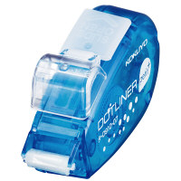 コクヨ（KOKUYO） ドットライナープチプラス 青 しっかり貼るタイプ 7mm×10m タ-D910-07B 63361254（直送品）
