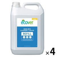 ＜LOHACO＞ エコベール（ECOVER） ランドリーリキッド（洗たく用液体洗剤） 大容量5L 1箱（4個入）画像