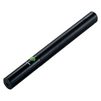 レーザーポインター 緑色レーザー ペン型 単4乾電池×2 連続使用4時間 ELP-GL09BK エレコム 1個