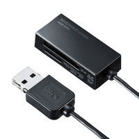 サンワサプライ USB2.0 カードリーダー ADR-MSDU3BK 1個（直送品）