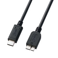 サンワサプライ ケーブル TypeC - microB ブラック 1.0m USB3.1 Gen2 KU31-CMCB10 1本（直送品）