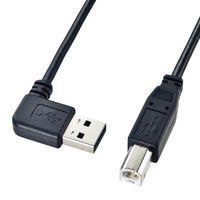 サンワサプライ 両面挿せるL型USBケーブル（A-B 標準）_1