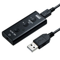 サンワサプライ USBオーディオ変換アダプタ MM-ADUS