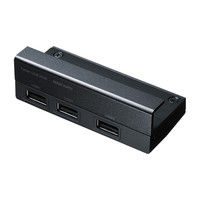 サンワサプライ USBハブ（USB HUB） タブレット用USBハブ ブラック USB2.0 3ポート バスパワー USB-2H302BK 1個（直送品）