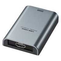サンワサプライ USB-HDMIディスプレイ変換アダプタ シルバー USB2.0 AD-USB23HD 1個（直送品）
