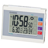 CASIO（カシオ）生活環境お知らせ機能 置き時計 [電波 アラーム 温湿度 カレンダー] 88×116×71mm DQL-210J-7JF 1個（取寄品）