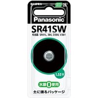 パナソニック 酸化銀電池　ＳＲ４１ＳＷ SR41SWP 1個（直送品）