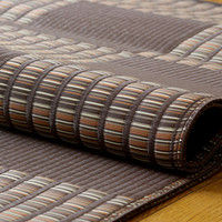 イケヒコ 洗える PPカーペット 『ウィード』 ブラウン 江戸間8畳（約348×352cm） 1枚（直送品）