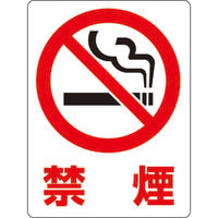 日本緑十字社 透明ステッカー 禁煙 TM-2M 1セット 23-5551-01（直送品）