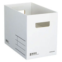 コクヨ 収納ボックス<NEOS> （Mサイズ）ホワイト A4-NEMB-W 1セット（5冊）