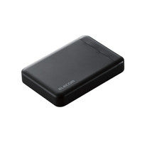 HDD (ハードディスク) 外付けポータブル 2TB USB3.1（Gen1） ビデオカメラ向け ブラック ELP-EDV020UBK エレコム 1個（直送品）