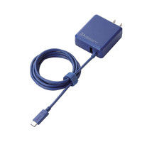 携帯・スマホ・USB充電器 急速3A USB-A×1 USB-Cケーブル一体 1.5m 青 MPA-ACCFW154BU エレコム 1個（直送品）