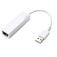 有線LAN アダプタ USB2.0 ケーブル長 9cm EU RoHS指令準拠（10物質） EDC-FUA2 エレコム