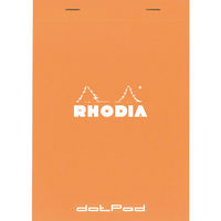 RHODIA(ロディア) dotPad(ドットパッド) No.16 ドット方眼 オレンジ cf16558 1セット(5冊入)（直送品）