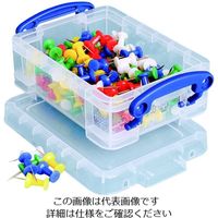 Really Useful Products RUP 収納ケース 0.2L クリア 4個セット 0.2C-PK4 195-6715（直送品）