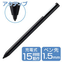 アクティブスタイラスペン タッチペン 汎用 電池式 筆圧感知 交換用 