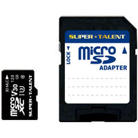 SuperTalent microSDHCカード UHS-I U3 128GB ST28M microSDXC ST28MSU3PD 1枚（直送品）