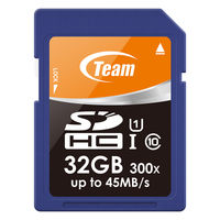 Team SDHCカード32GB UHS_I class10 TG032G0SD3FT 1枚（直送品）