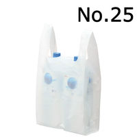 アスクル　レジ袋（乳白）25号　1セット（300枚：100枚入×3袋） オリジナル