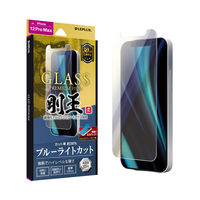 iPhone 12 Pro Max ガラスフィルム 液晶保護フィルム 剛王 ケース干渉しにくい ブルーライトカット（直送品）