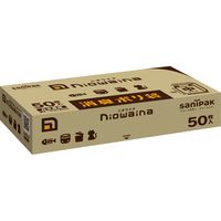 日本サニパック ニオワイナ消臭袋　Ｍサイズ箱タイプ　白半透明(50枚×10点セット)SY16 4902393435024（直送品）