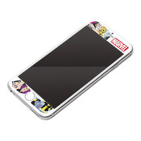 PGA iPhone 7/6s/6用 衝撃軽減液晶保護フィルム [MARVEL/ロゴ&POP] PG-DHF194MVL 1枚（直送品）