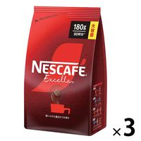 【インスタントコーヒー】ネスレ日本 ネスカフェ エクセラ 詰替え用 1セット（180g×3袋）