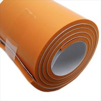 相模カラーフォーム工業 テープ付き NRゴムスポンジ オレンジ 50mm×2mm×500mm 4580402040959 1セット（2枚）（直送品）