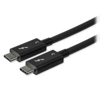 USBケーブル 0.8m Thunderbolt 3 USB-C互換100W PD対応 40Gbps TBLT34MM80CM1本スターテック
